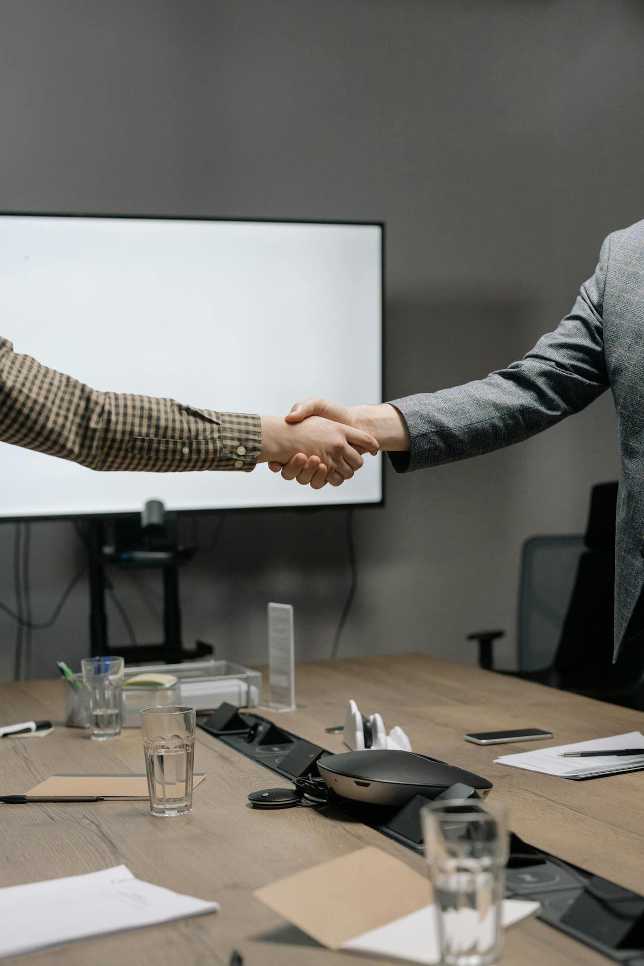 Business handshake